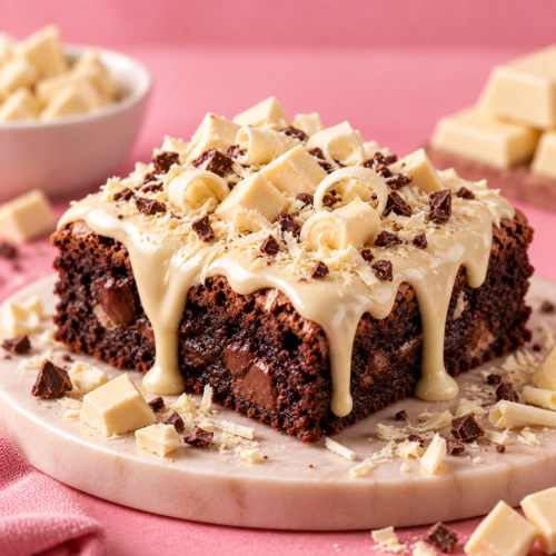 White Chocolate Love Brownie